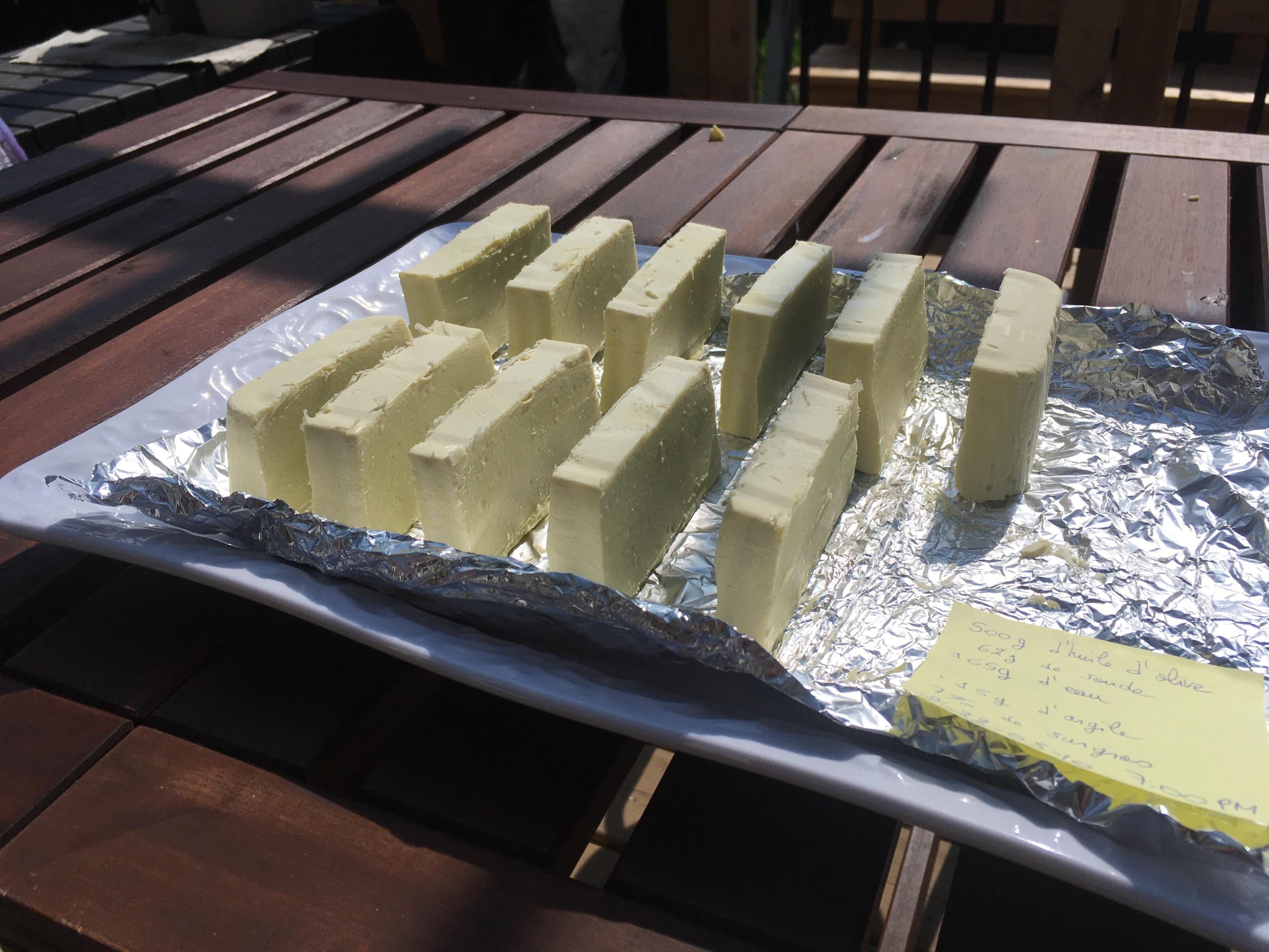Olive soap with white clay